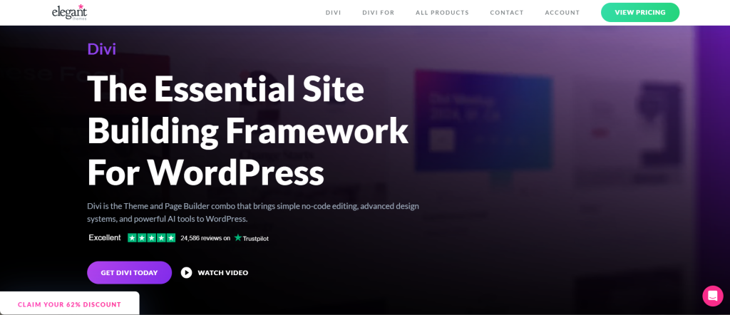 Divi - 1st Fastest WordPress Theme